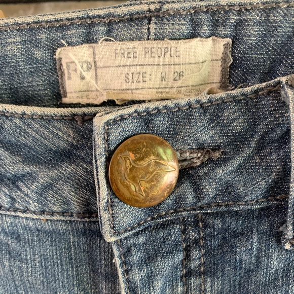 🌻EUC Free People Straight Leg Skinny Jeans - Picture 3 of 4